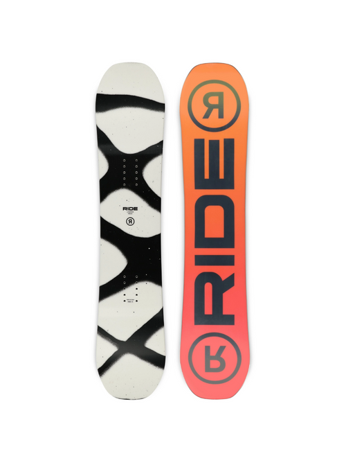 Ride Lowride Snowboard Black Red 120 Cm | Boardparadise.com